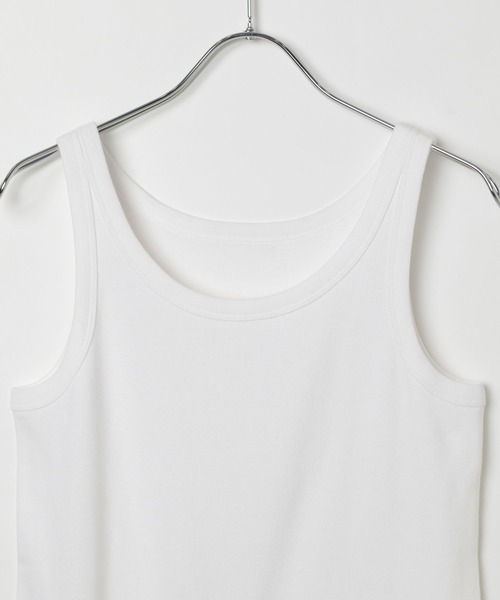 BAYFLOW（ベイフロー）の「[UVカット・接触冷感・抗菌防臭]ベーシックタンクトップ（タンクトップ・レディース・ブラック/モカ/ベージュ/オフホワイト・MEDIUM/SMALL）」の10枚目の写真