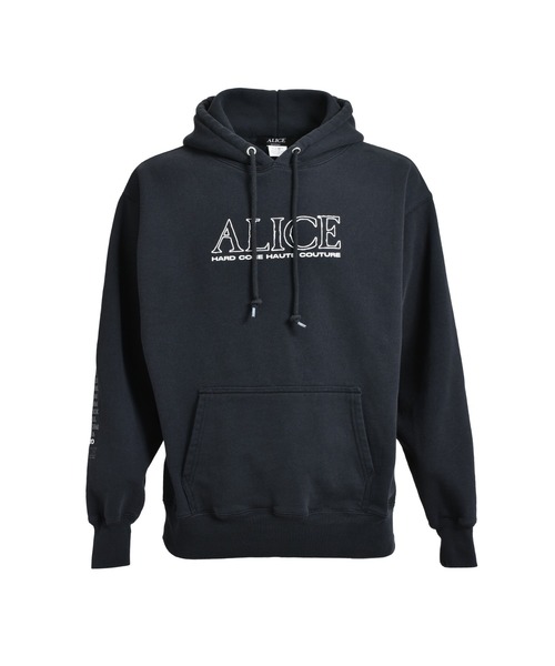 ALICE HOLLYWOOD(アリスハリウッド)の「ALICIDE METAL PULLOVER HOODIE(パーカー・メンズ・ブラック×ホワイト・X-LARGE/LARGE/MEDIUM/SMALL)」の5枚目の写真