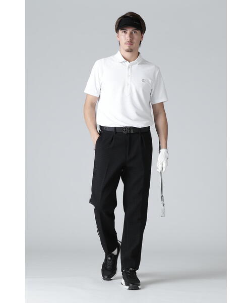 セール】【St ANDREWS】縄柄ジャガード半袖シャツ (MENS