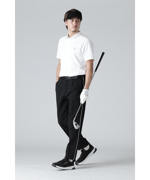 セール】【St ANDREWS】縄柄ジャガード半袖シャツ (MENS