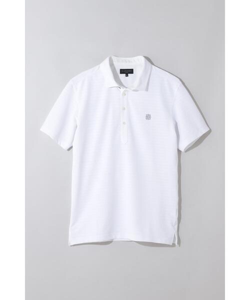 St ANDREWS(セントアンドリュース)の「【St ANDREWS】縄柄ジャガード半袖シャツ (MENS)(ポロシャツ・メンズ・ホワイト/ブラック/グリーン・L/M/LL)」の10枚目の写真
