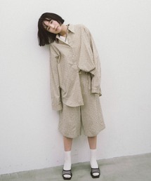 【Mikako collaboration】クラシカルチェックシャツ