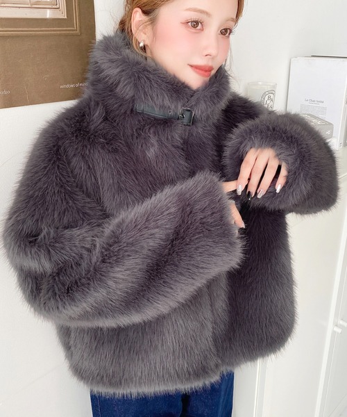 FIVESTAR ブルゾン　レディース　2way GYDA ブルゾン アウター Wライン2wayショートブルゾン