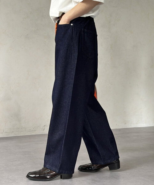 CPCM（シーピーシーエム）の「チャーム付きランタンデニムパンツ（デニムパンツ・メンズ・インディゴブルー/ネイビー/ブラック・MEDIUM/LARGE）」の21枚目の写真