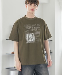 PBLIM | 《UNISEX》ニュースペーパーTシャツ(Tシャツ/カットソー)