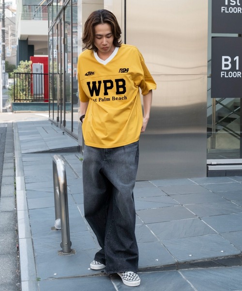 WEGO（ウィゴー）の「WEGO/グラフィックフットボールT（Tシャツ/カットソー・メンズ・ネイビー/イエロー・MEDIUM/LARGE）」の15枚目の写真