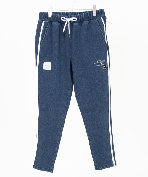 seventy seven(セブンティセブン)の「mp13505-denim jersey pants ニットデニムパンツ(スウェットパンツ・メンズ・インディゴブルー/ライトインディゴブルー・S/M/L/XL)」の18枚目の写真