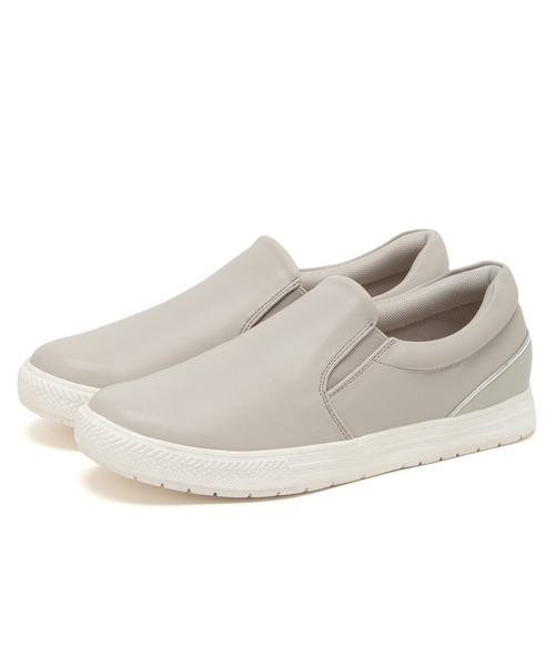 JELLY BEANS（ジェリービーンズ）の「【レイン対応】レインスリッポンスニーカー(411-59331)JELLY BEANS(ジェリービーンズ)（レインシューズ・レディース・ホワイト/ライトグレー/ブラック・S/M/L/LL）」の6枚目の写真