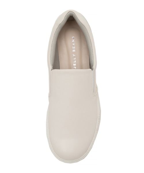 JELLY BEANS（ジェリービーンズ）の「【レイン対応】レインスリッポンスニーカー(411-59331)JELLY BEANS(ジェリービーンズ)（レインシューズ・レディース・ホワイト/ライトグレー/ブラック・S/M/L/LL）」の10枚目の写真