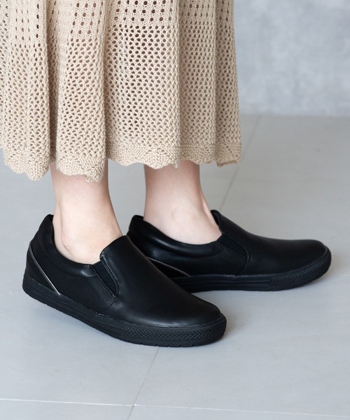 JELLY BEANS（ジェリービーンズ）の「【レイン対応】レインスリッポンスニーカー(411-59331)JELLY BEANS(ジェリービーンズ)（レインシューズ・レディース・ホワイト/ライトグレー/ブラック・S/M/L/LL）」の15枚目の写真