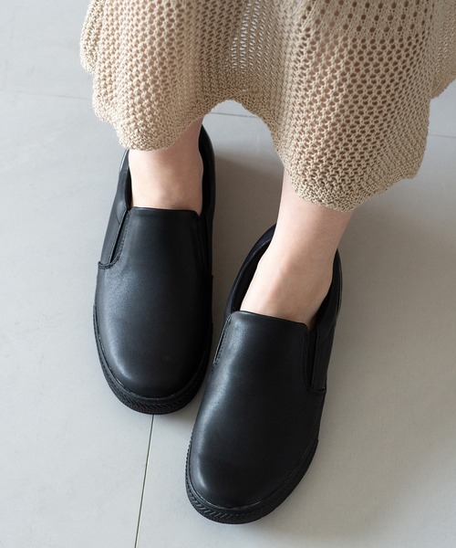 JELLY BEANS（ジェリービーンズ）の「【レイン対応】レインスリッポンスニーカー(411-59331)JELLY BEANS(ジェリービーンズ)（レインシューズ・レディース・ホワイト/ライトグレー/ブラック・S/M/L/LL）」の16枚目の写真