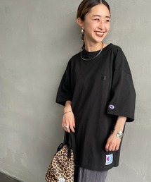 [Champion/チャンピオン] ワンポイント刺繍ロゴ ショートスリーブTシャツ