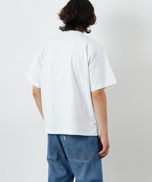 Champion（チャンピオン）の「[Champion/チャンピオン] ワンポイント刺繍ロゴ ショートスリーブTシャツ（Tシャツ/カットソー・レディース・ホワイト/ブラック/オートミール・M/L）」の20枚目の写真