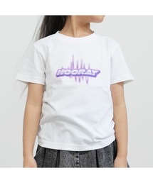 BASIS（ベイシス）の「パープルHoorayロゴ キッズ Tシャツ（Tシャツ/カットソー）」
