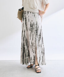 RIVE DROITE | 【à Nice （ア ・ニース）】タイダイプリントマキシスカート(スカート)