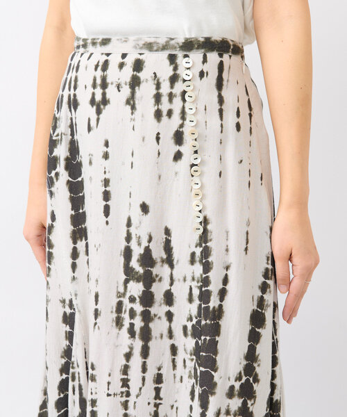 RIVE DROITE（リヴドロワ）の「【à Nice （ア ・ニース）】タイダイプリントマキシスカート（スカート・レディース・ブラック/カーキ・38/36）」の13枚目の写真