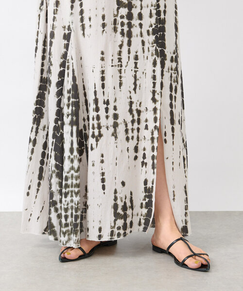 RIVE DROITE（リヴドロワ）の「【à Nice （ア ・ニース）】タイダイプリントマキシスカート（スカート・レディース・ブラック/カーキ・38/36）」の15枚目の写真