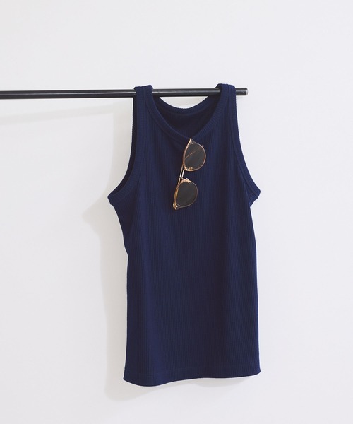 VIS(ビス)の「アメリカンスリーブテレコタンクトップ(タンクトップ・レディース・ネイビー/レッド/ホワイト系その他・FREE)」の1枚目の写真