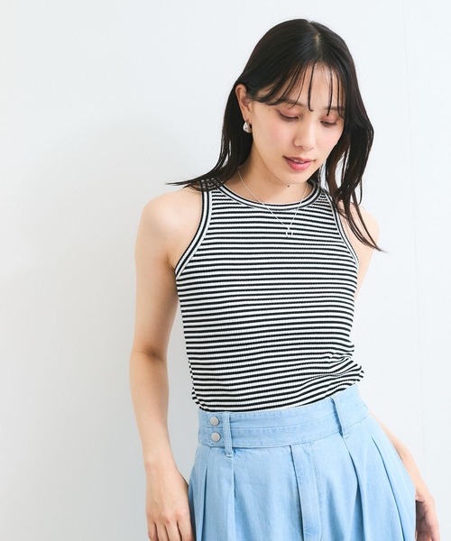 お値下げ　新品　アレミティ　アメリカンスリーブトップスリバーシブルスカートセット セール】アメリカンスリーブタンクトップ（Tシャツ/カットソー
