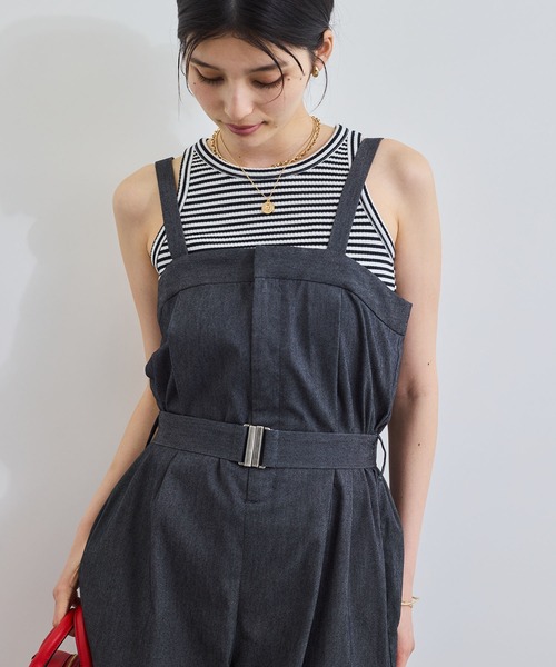 VIS(ビス)の「アメリカンスリーブテレコタンクトップ(タンクトップ・レディース・ネイビー/レッド/ホワイト系その他・FREE)」の12枚目の写真