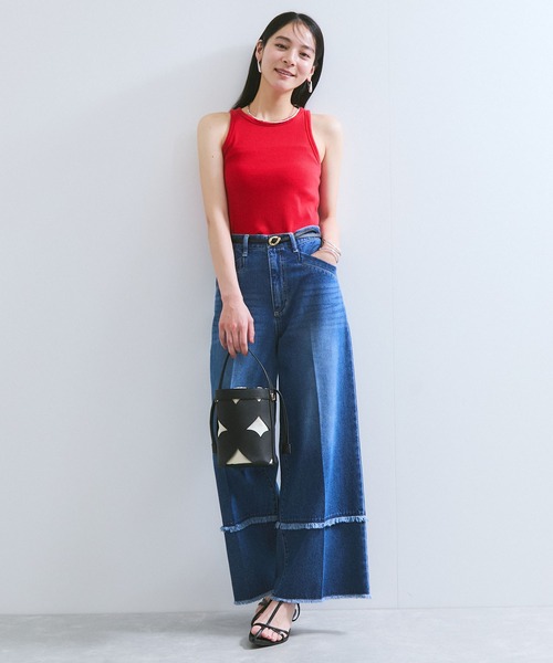 VIS(ビス)の「アメリカンスリーブテレコタンクトップ(タンクトップ・レディース・ネイビー/レッド/ホワイト系その他・FREE)」の19枚目の写真