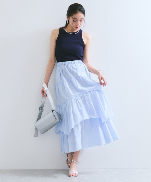 VIS(ビス)の「アメリカンスリーブテレコタンクトップ(タンクトップ・レディース・ネイビー/レッド/ホワイト系その他・FREE)」の20枚目の写真