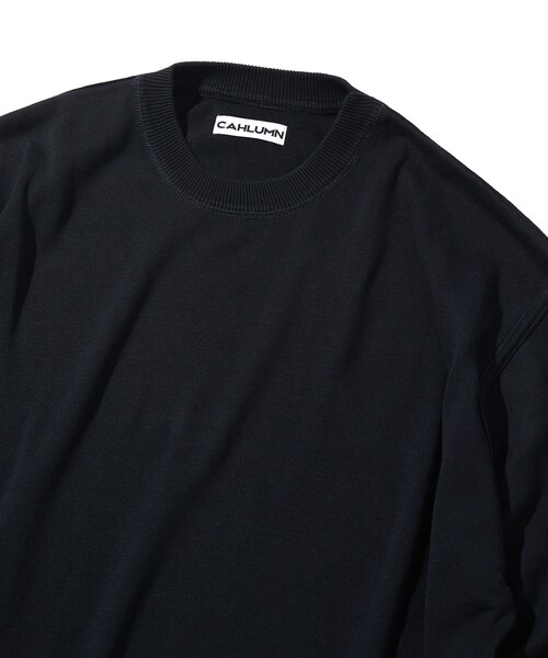カウラム　CAHLUMN ロンT ニット　CAHLUMNストア限定 CAHLUMN/カウラム Silk Cotton Long Sleeve T-Shirt/シルク