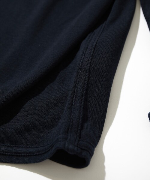 CAHLUMN/カウラム Silk Cotton Long Sleeve T-Shirt/シルク コットン