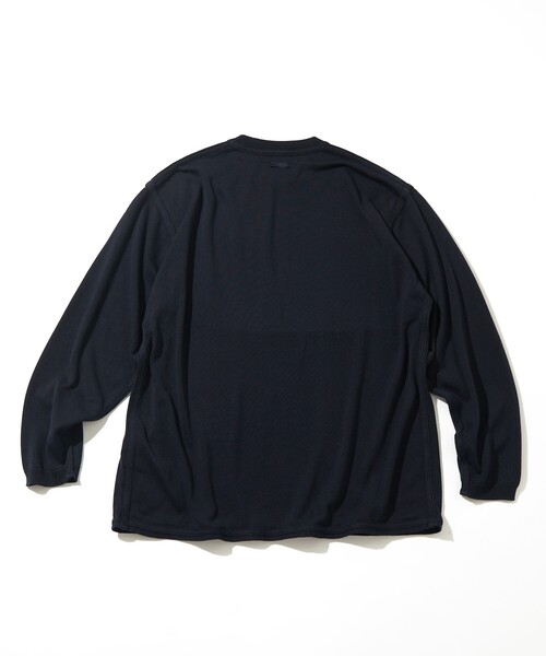 CAHLUMN/カウラム Silk Cotton Long Sleeve T-Shirt/シルク