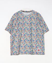 ティゴラ TIGORA ランニング半袖Tシャツ 総柄(キースへリング)