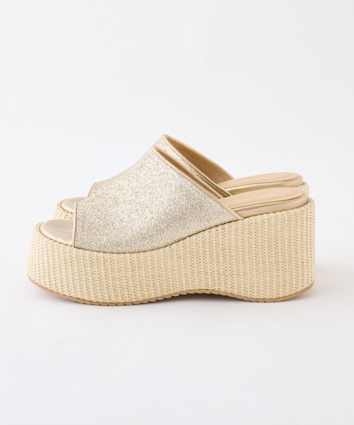 one after another NICE CLAUP（ワンアフターアナザーナイスクラップ）の「【マイナス3㎏見え】厚底アソートサンダル（サンダル・レディース・シルバー/ゴールド/キャメル・S/M/L）」の20枚目の写真