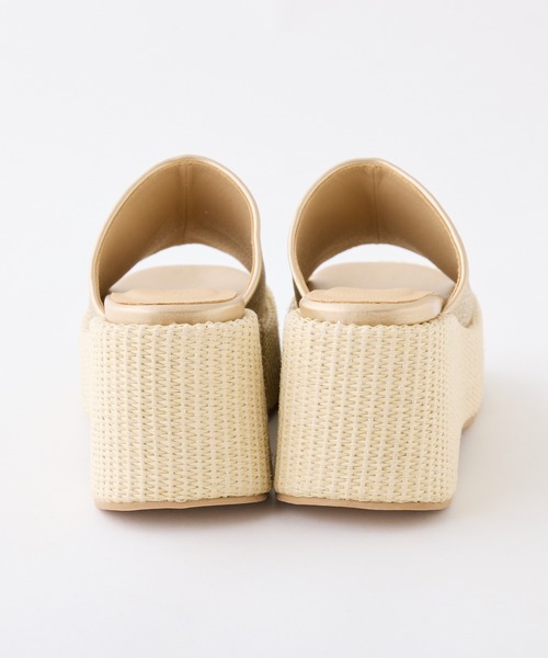 one after another NICE CLAUP（ワンアフターアナザーナイスクラップ）の「【マイナス3㎏見え】厚底アソートサンダル（サンダル・レディース・シルバー/ゴールド/キャメル・S/M/L）」の21枚目の写真