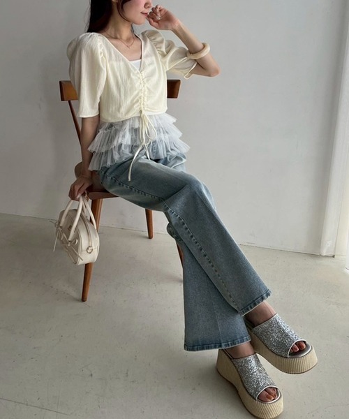 one after another NICE CLAUP（ワンアフターアナザーナイスクラップ）の「【マイナス3㎏見え】厚底アソートサンダル（サンダル・レディース・シルバー/ゴールド/キャメル・S/M/L）」の4枚目の写真