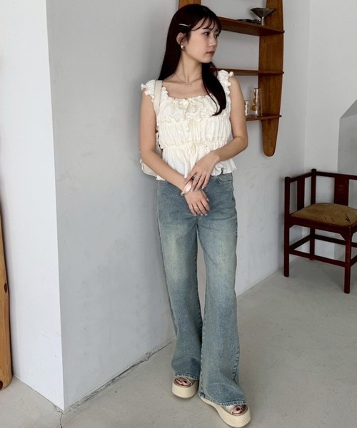 one after another NICE CLAUP（ワンアフターアナザーナイスクラップ）の「【マイナス3㎏見え】厚底アソートサンダル（サンダル・レディース・シルバー/ゴールド/キャメル・S/M/L）」の15枚目の写真