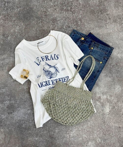 fredy emue（フレディエミュ）の「【The Bagmati】メタリックコードラウンドバッグ（かごバッグ・レディース・ブラック/シルバー/ゴールド・FREE）」の3枚目の写真