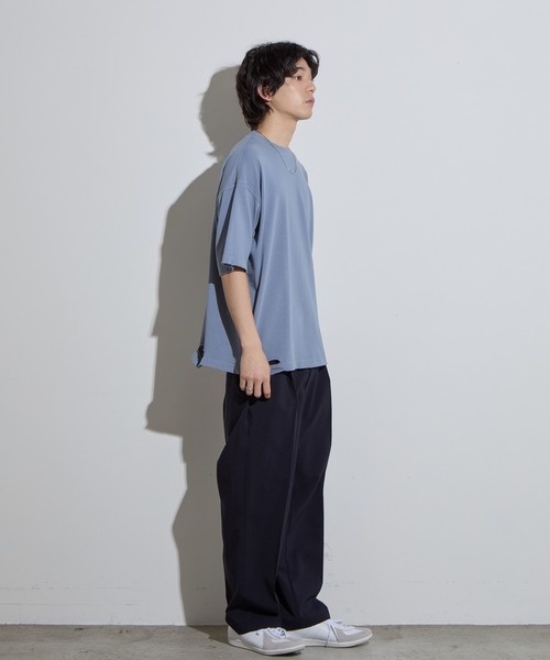 SLICK(スリック)の「【SLICK/スリック】Pigment Dye Damage T-Shirt / ピグメントダイダメージTシャツ/オーバーサイズ シルエット / ピグメント加工/ ビンテージ(Tシャツ/カットソー・メンズ・グレイッシュベージュ/ブルーグレー/ブラック・1/2/3)」の18枚目の写真