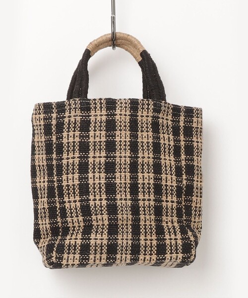 fredy emue（フレディエミュ）の「【TARANGO/タランゴ】ジュート台形バッグ（かごバッグ・レディース・ブラック系その他/ブルー系その他3/イエロー系その他3・FREE）」の9枚目の写真