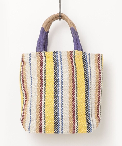 fredy emue（フレディエミュ）の「【TARANGO/タランゴ】ジュート台形バッグ（かごバッグ・レディース・ブラック系その他/ブルー系その他3/イエロー系その他3・FREE）」の7枚目の写真