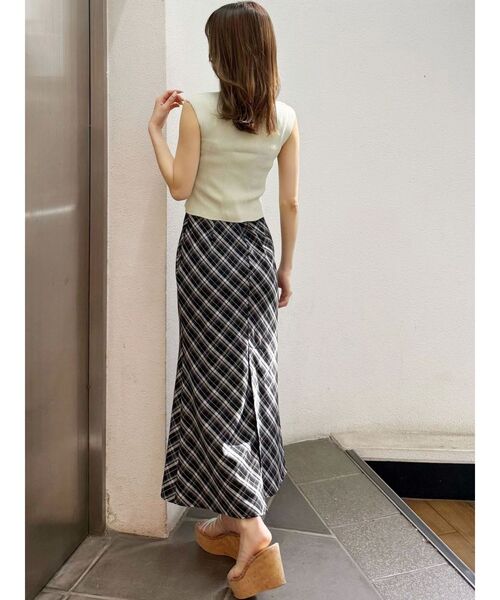 MERCURYDUO（マーキュリーデュオ）の「ZIPポロニット（ニット/セーター・レディース・ミント/ベージュ/ブラウン・FREE）」の21枚目の写真