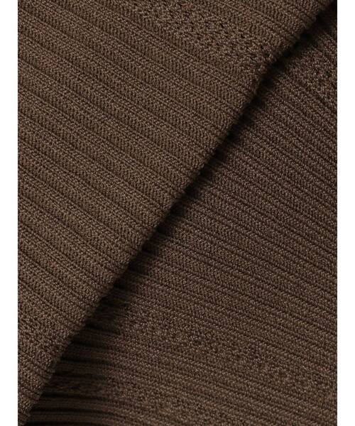 MERCURYDUO（マーキュリーデュオ）の「ZIPポロニット（ニット/セーター・レディース・ミント/ベージュ/ブラウン・FREE）」の8枚目の写真