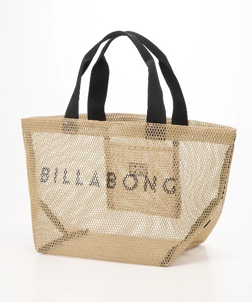 BILLABONG(ビラボン)の「BILLABONG メンズ MESH MINI TOTE BAG トートバッグ 【2025年夏モデル】/ビラボンミニメッシュトートバッグ(トートバッグ・メンズ・ベージュ/ミント/ブラック・FREE)」の2枚目の写真