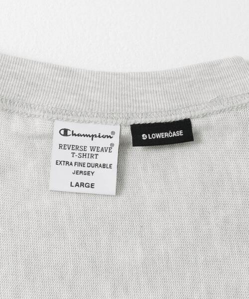 Champion（チャンピオン）の「LOWERCASE×Champion　速乾ReverseWEave TEE（Tシャツ/カットソー・メンズ・ホワイト/ブラック/ネイビー/グレー・MEDIUM/LARGE/X-LARGE）」の9枚目の写真