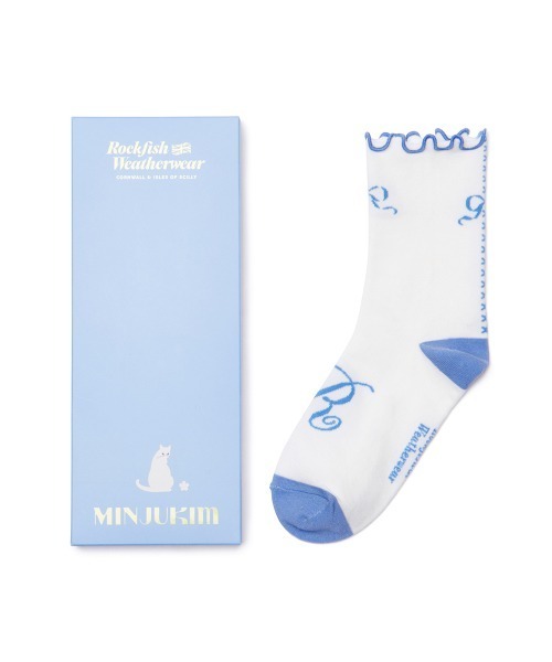 ROCKFISH WEATHERWEAR（ロックフィッシュウェザーウェア）の「[X MINJUKIM] RIBBON SOCKS（ソックス/靴下・レディース・ホワイト・FREE）」の4枚目の写真
