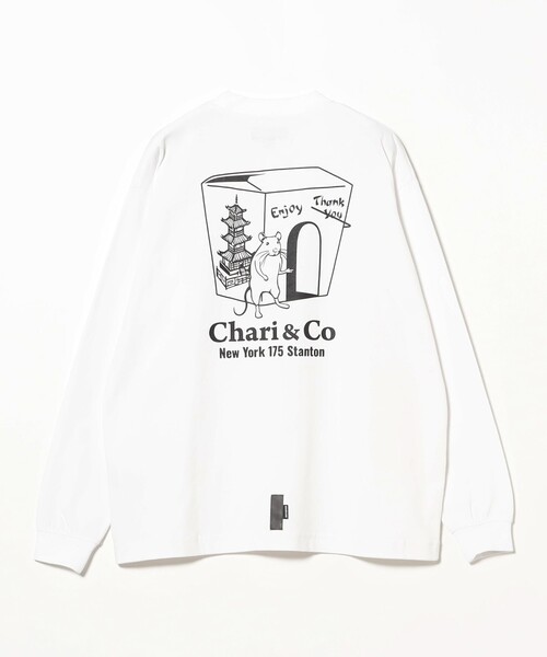 CHARI&CO（チャリアンドコー）の「【別注】CHARI&CO / CHINATOWN WELCOME TEE（Tシャツ/カットソー・レディース・ブラック/ホワイト・ONE SIZE）」の11枚目の写真