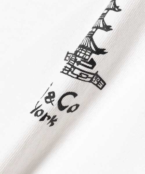 CHARI&CO（チャリアンドコー）の「【別注】CHARI&CO / CHINATOWN WELCOME TEE（Tシャツ/カットソー・レディース・ブラック/ホワイト・ONE SIZE）」の12枚目の写真