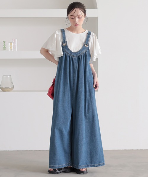 n'OrLABEL(ノアールレーベル)の「『袖フレアスリーブカットソー』(Tシャツ/カットソー・レディース・ブラック/オフホワイト/イエロー/ブルー・2/1)」の9枚目の写真