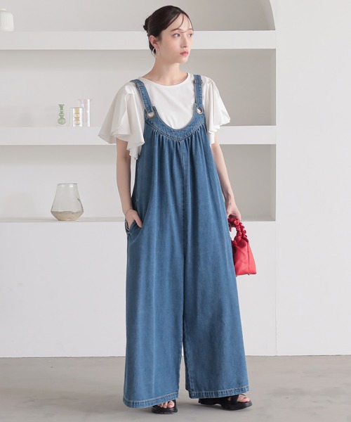 n'OrLABEL(ノアールレーベル)の「『袖フレアスリーブカットソー』(Tシャツ/カットソー・レディース・ブラック/オフホワイト/イエロー/ブルー・2/1)」の10枚目の写真