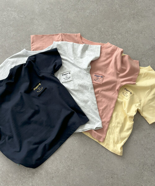 セール】【WEB限定】Happinessロゴコンパクト半袖Tシャツ（T