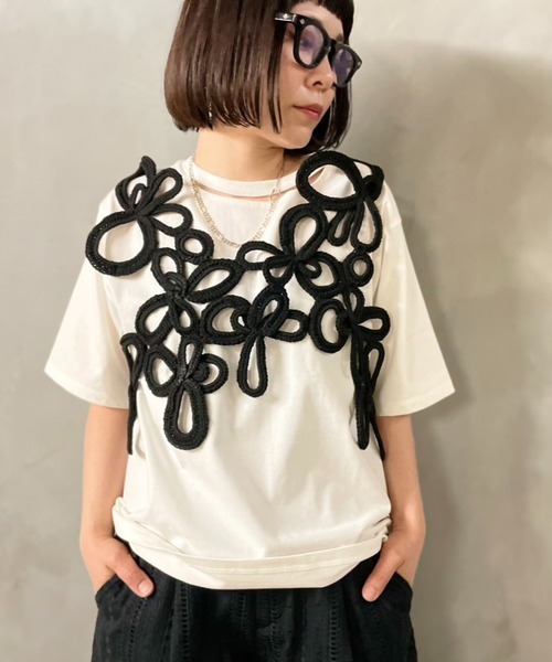 RUMCHE(ラムシェ) Flower Bond Yarn Harness/ハーネス（ベスト