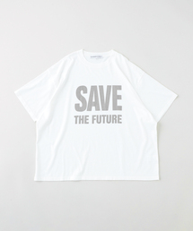 KATHARINE HAMNETT LONDON top/ トップス Katharine Hamnett London - George white organic cotton t-shirt
